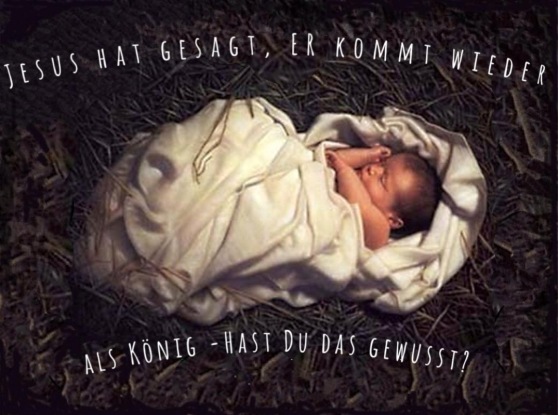 Jesus kommt wieder Baby König